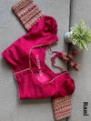 Ruhi Designer Vichitra Silk Puff Blouses Exporters In India